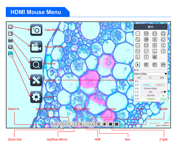 A59.3550 OPTO EDU 11.6" 1080p Hd Microscope Camera