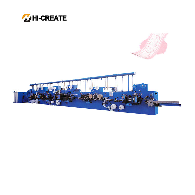 Napkin Sanitary Pads Making Machine Full Servo Sanitary Napkin Pad Production Line