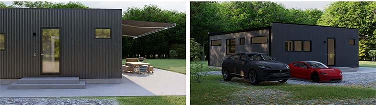 Prefab Garden Studio Light Steel Space Steel Frame Building Design