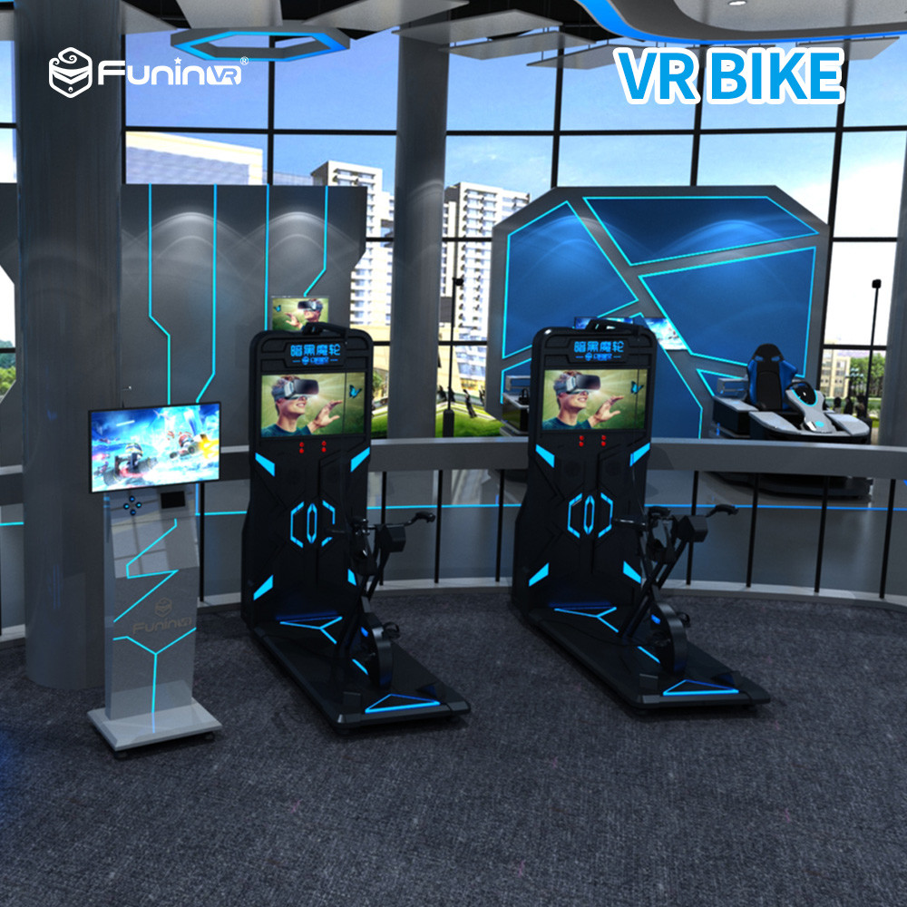1 player Indoor Virtual Reality Stationary Bike / Exercise Bike Virtual Ride Design Service