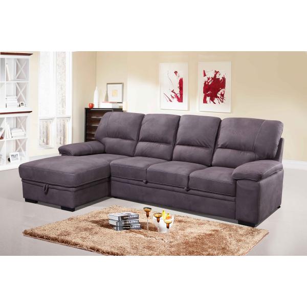 Antiwear Sectional Folding Sofa Bed With Storage Multipurpose