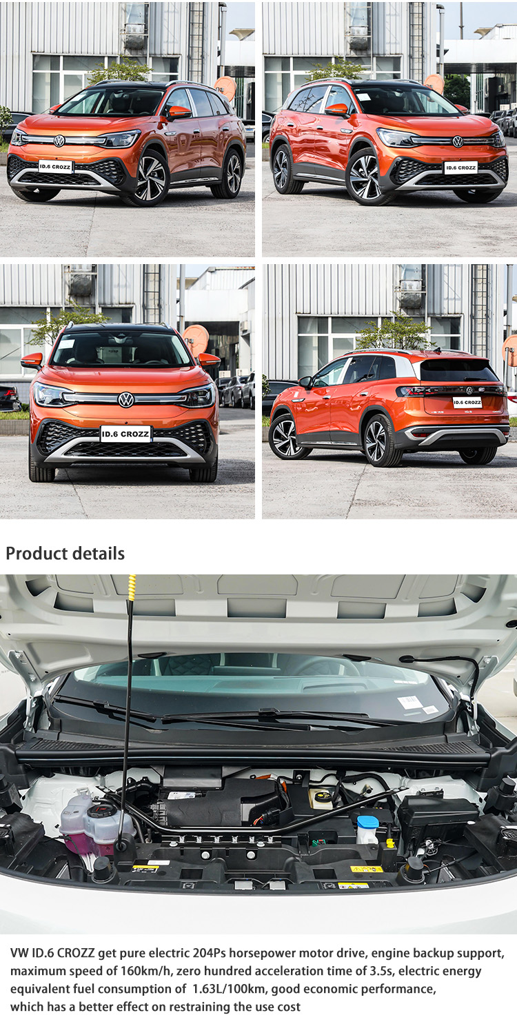 New Energy Vehicle Pure VW ID6 Crozz Pro Electric Car For Volkswagen