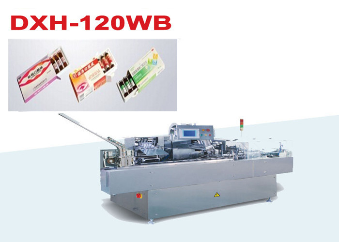 Max 120 Boxes / Min Automatic Cartoning Machine For Blister Plate