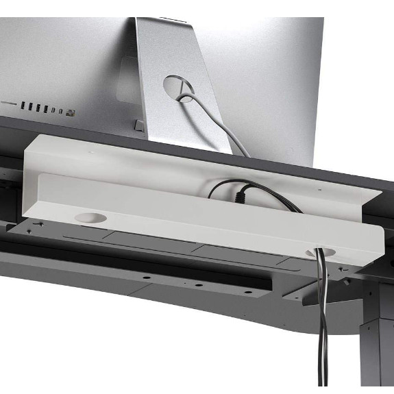 Custom Carbon Steel Powder Coating Metal Bracket Under Desk Cable Management Tray Wire Tray For Office