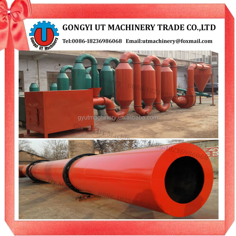 Length 1000mm Rice Husk Air Flow Drier for Drying Various Raw Materials Efficiently