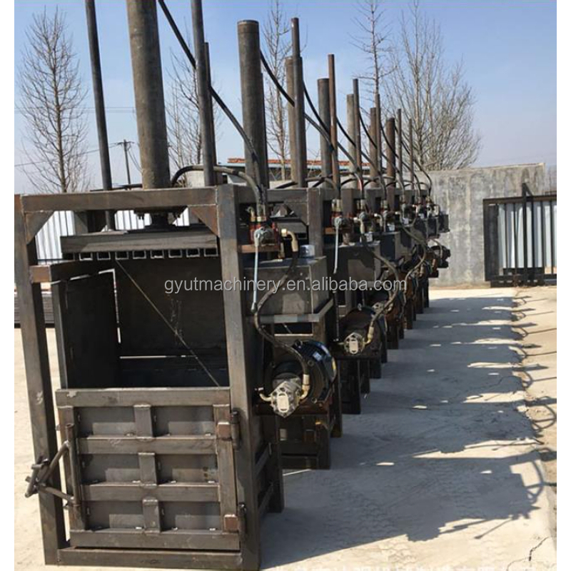 Carton Compress Baler Machine for Recycling Waste Paper Old Clothes