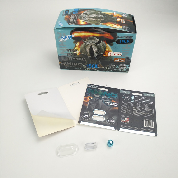 Gravure Printing 90mic 3d Blister Card Magnum SWAG Capsule