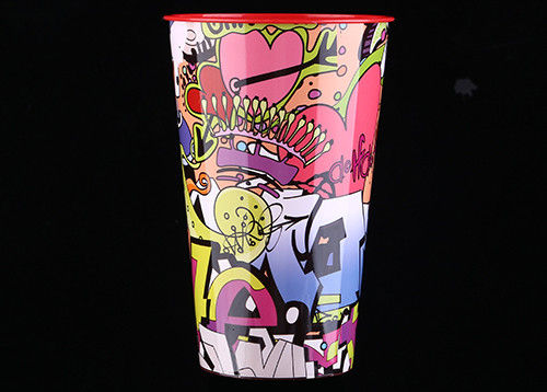 500ml 3D Lenticular Cup UV Printing Food Grade And Recyclable In Mold Labeling