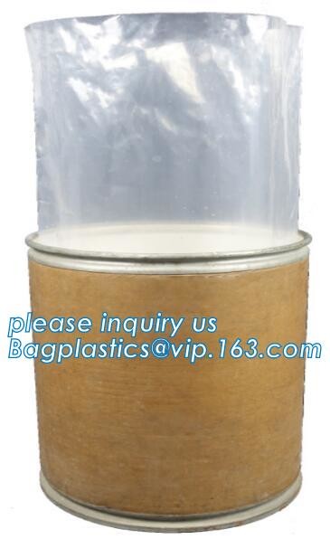IBC foil Liner for bulk juice wine, Liquid packaging boxes storage carton ibc alunimium bag, Round Bottom Flexible Drum