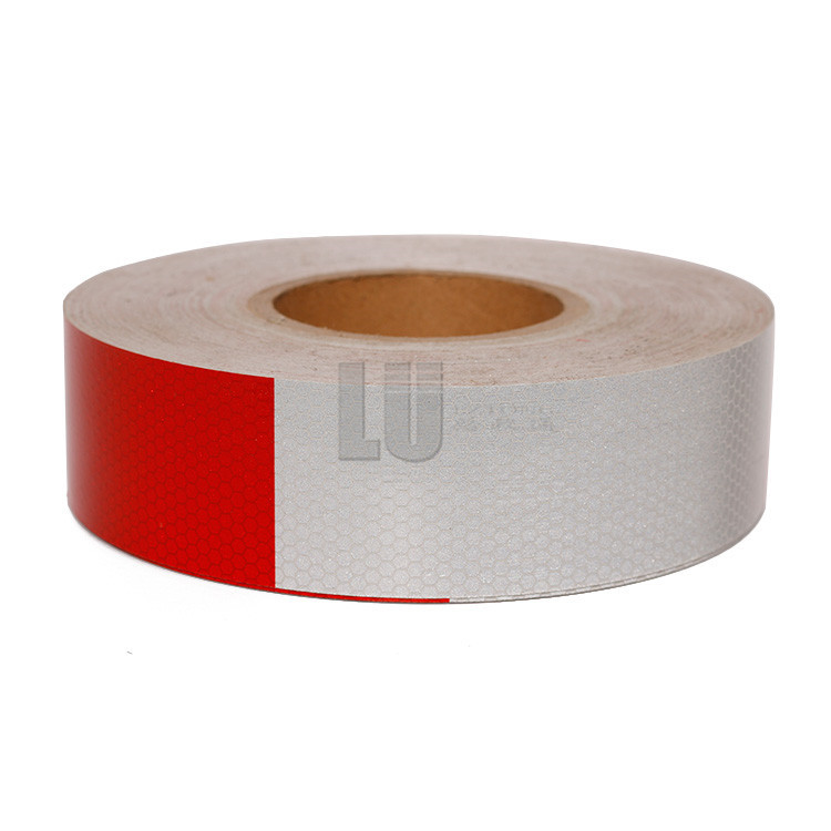 Red And White Dot C2 Reflective Tape Self Adhesive Ror Vehicles
