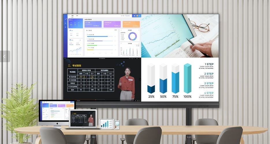 108 Inch And 135 Inch Indoor LED Conference All-In-One Machines