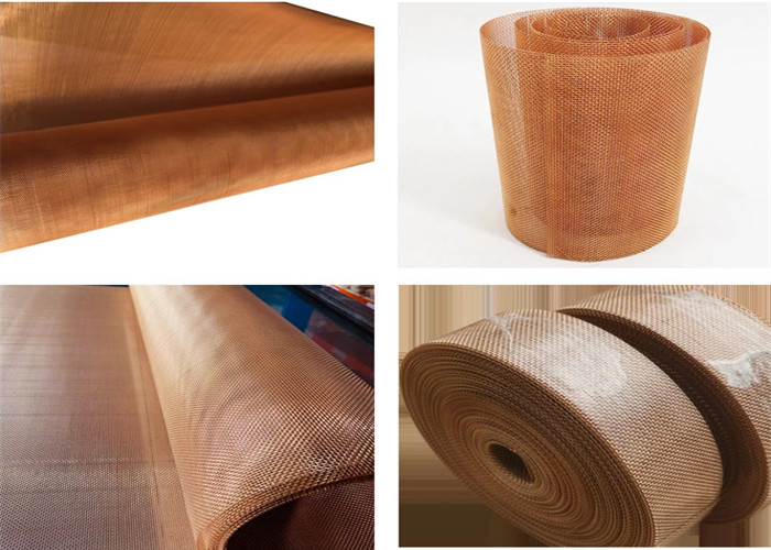 EMF Copper Wire Cloth Mesh 1m Phosphor Bronze Corrosion Resistance