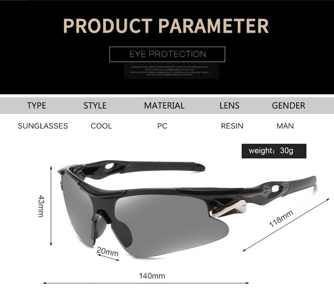 Classic Running Windproof Designer Sports Polarized Cycling Sunglasses
