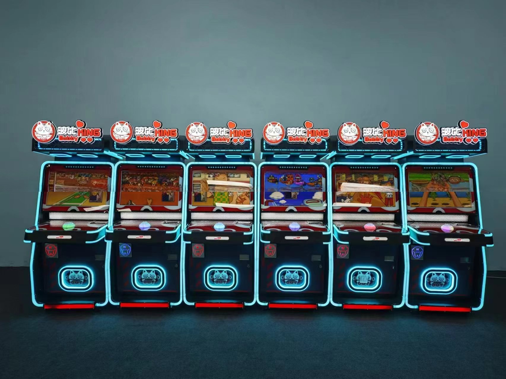 Children Paradise King Bobby Ticket Redemption Game Machine Steady Performance