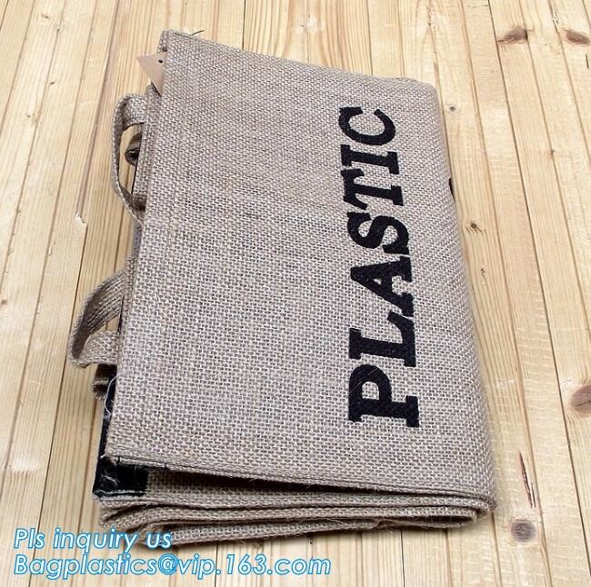 natural jute burlap foldable decorative storage basket,X-Large Well Standing 26" Toy Chest Baskets Storage Bins for Dog