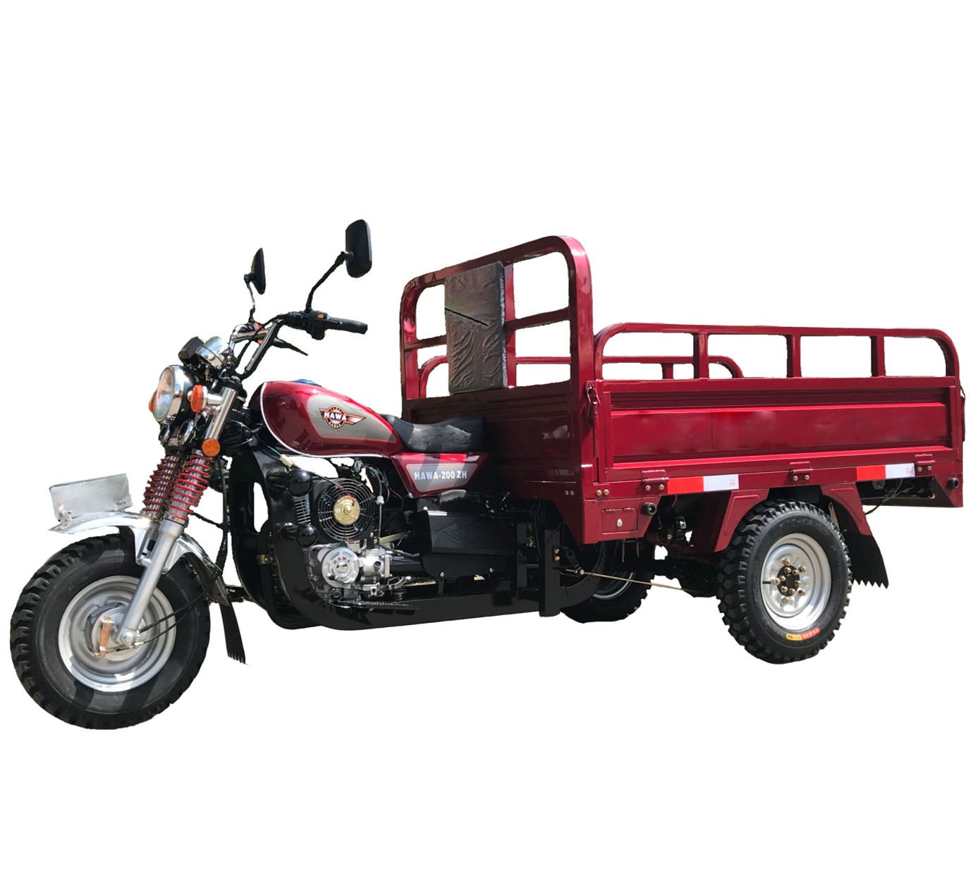 China 300cc BestSale HeavyLoadingDeliveryCargoPetrolTypeThreeWheelMotorbikeBenzinTruckTrailersCargoTricycleMotorcycle