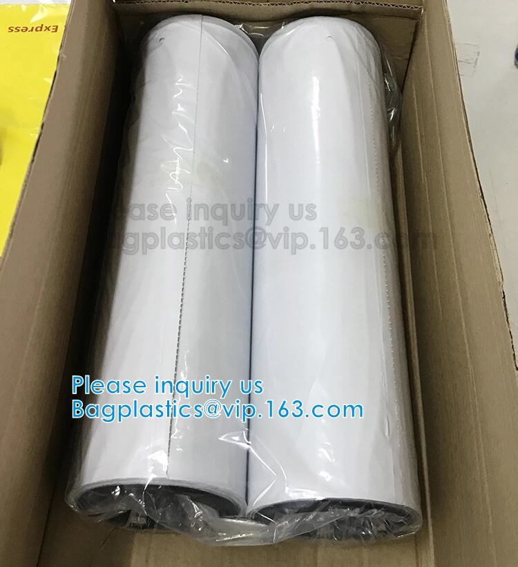 clear LLDPE easy tearing line pre-opened in roll bag,Factory custom LLDPE plastic autobag Preopened polybag on a Roll