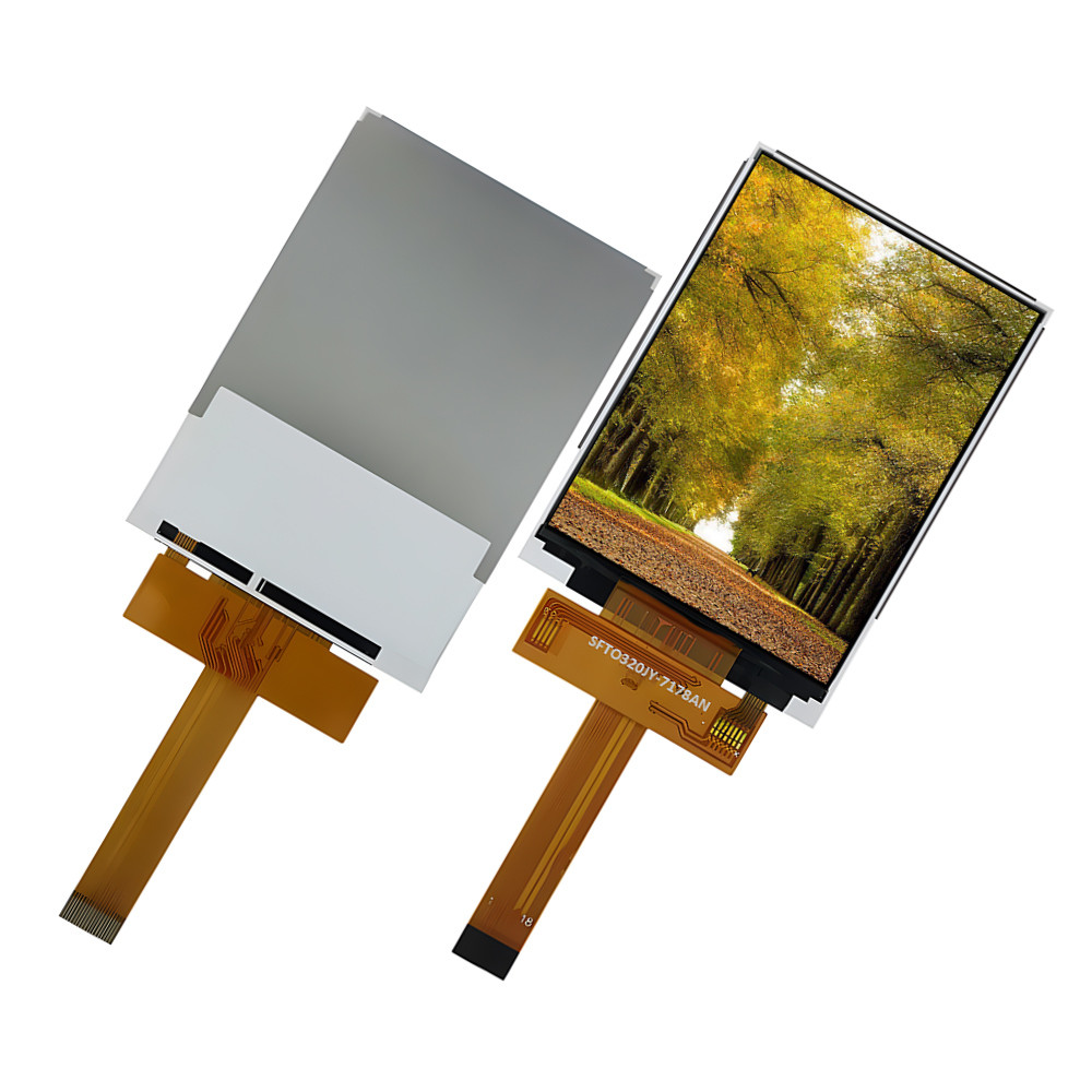 3.2 Inch SPI TFT LCD Display 240*320 Pixels ZIF FPC 18 Pin ST7789V/ILI9341 Driver IC