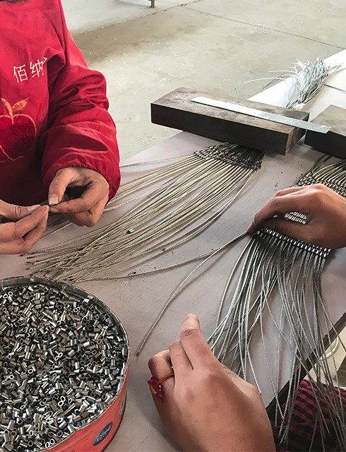 Stainless Steel Wire Rope Mesh X Tend Mesh AISI 316L Zoo Mesh Stainless Steel Wire Rope Mesh For Balustrade