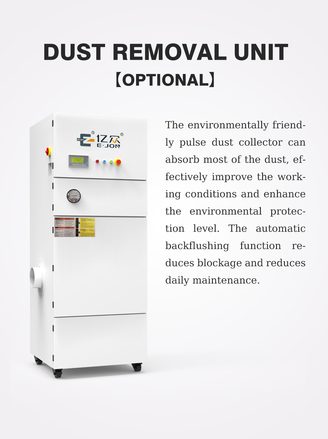 EJON YZ900 Stainless Steel Deburring Machine with Variable Frequency Spindle Speed