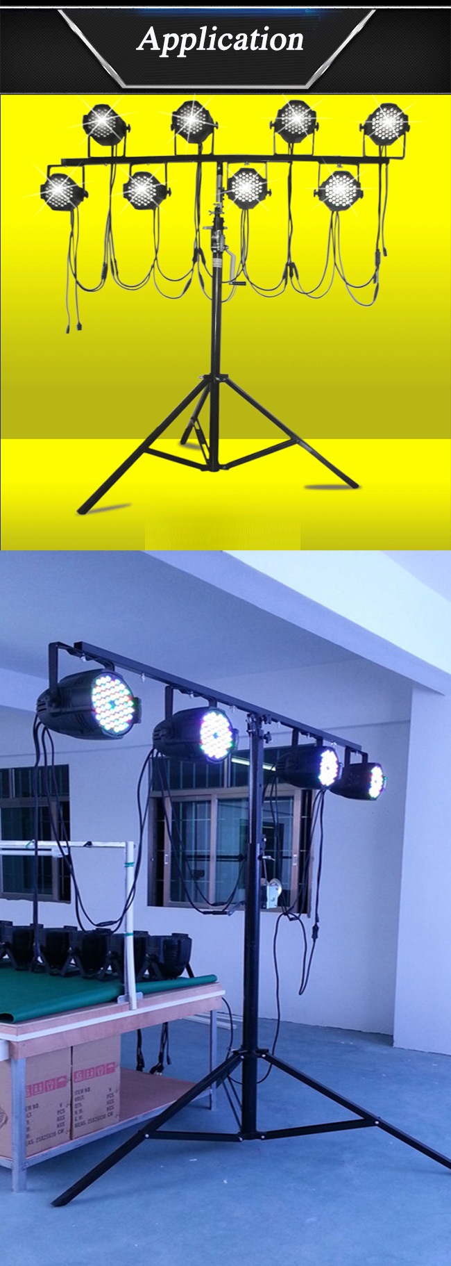 Stage Lighting Equipments 3 Meter Winch Lighting Stand DJ Production