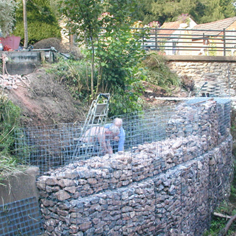 Modular Vertical Garden Welded Gabion Stone Cage Planters Rustproof