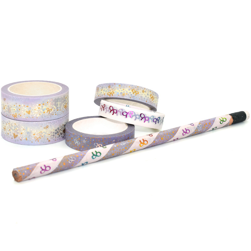 Custom Foil Printing Japanese Washi Paper Tape Wholesale Washi Tape Personalizado