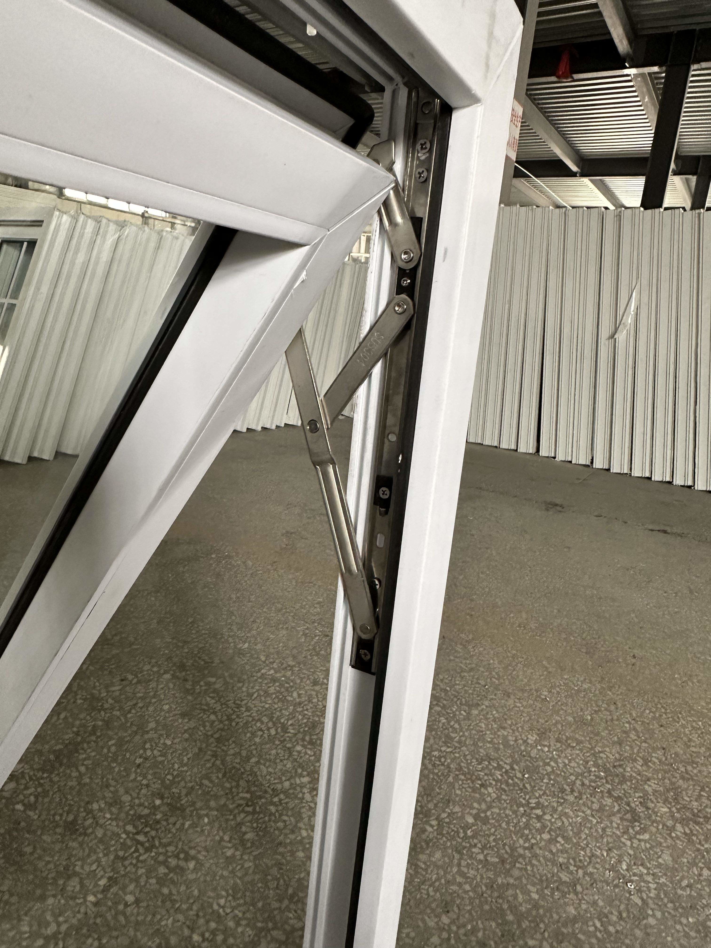 Awning Plastic PVC Window Automatic Top Hung Double Glazed Windows
