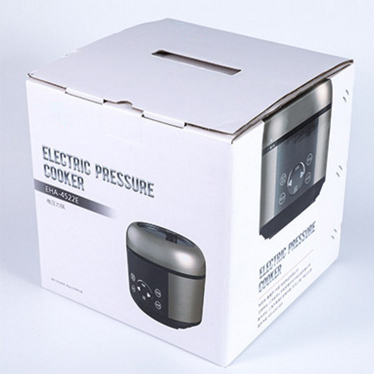 Paper Big Corrugated Boxes Packaging Blanche Disposable Size Customized