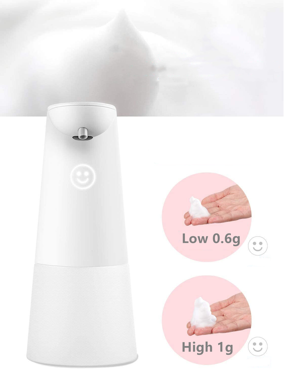7CM Sensor Foam Soap Dispenser Household 250ML Touchless