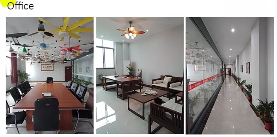 Villa Exotic Malaysia 5 ABS Plam Blades Decorative Remote Ceiling Fans