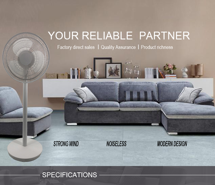 Orient Pedestal Fan with Lithium Battery Plastic Best Selling 18 Inch 12 Digital 15 Red Floor Air Cooling Fan 3 or 5 Ce ROSH