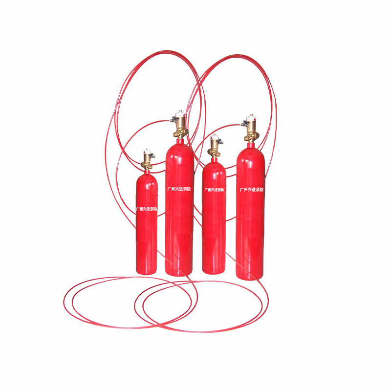 Xingjin Easy To Install Fire Detection Tube Red Cylinder FM200 Suppression System 1.12kg/L