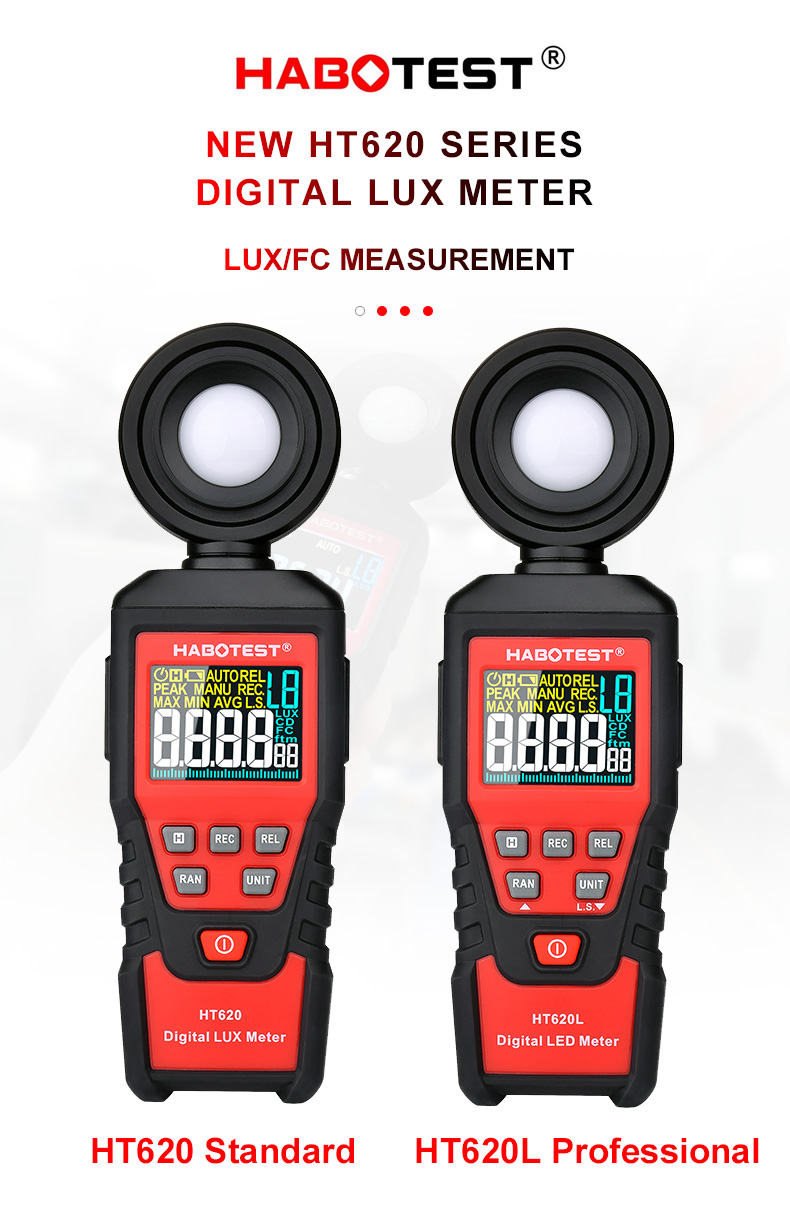 1000FC Digital Lux Tester , 1000 Lux Digital Illuminance Meter