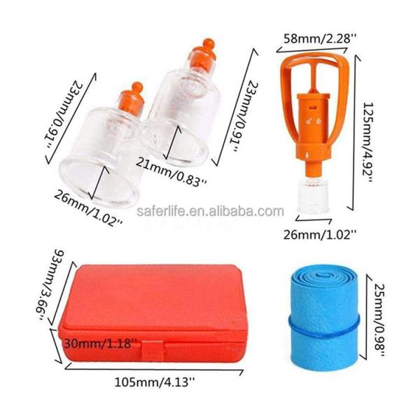 Venom extractor kit emergency suction Posion removal kit with vacuum cup snake bite venom extractor kit spider
