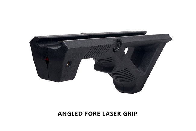Tactical Angled Fore Red Laser Grip Mounts To 1913 Mil Spec Picatinny Rails For AR15 BK