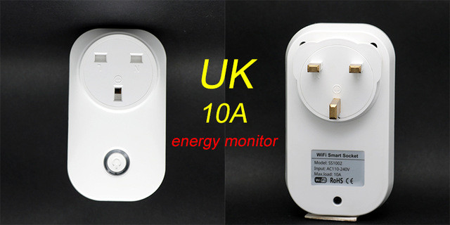 Tuya WIFI Smart Socket Smart Plug EU UK Swit AU BR FR JP Israel Ita ZA Plug 10A Remote Control Alexa Google Home Energy