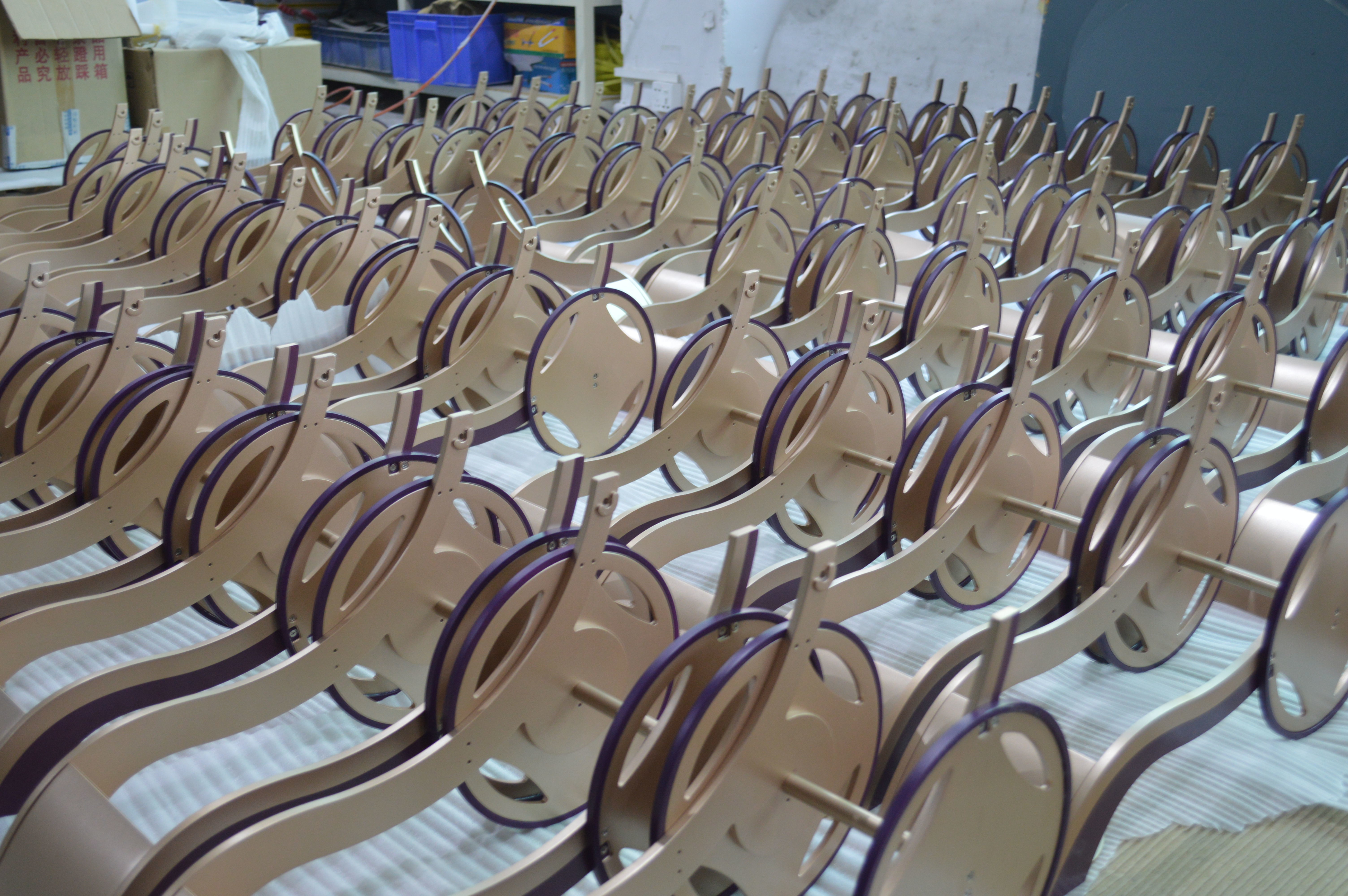 Golden Visual Merchandising Displays Aluminum for Wine Showing / Retail Space