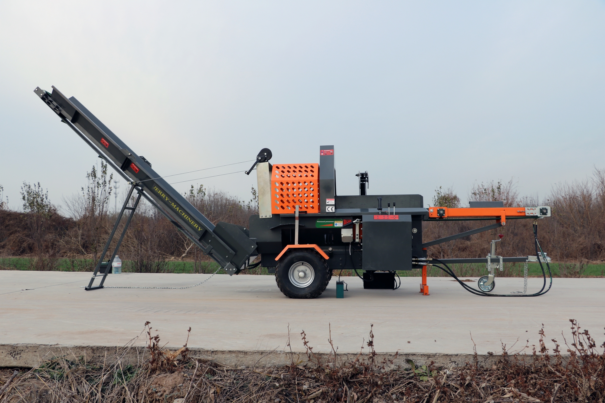 Speed Chainsaw Electric 15KW Wood Tree Splitter 6S Firewood Processor