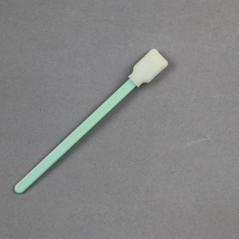 Green Stick Cleanroom Foam Swabs With Polypropylene Handle