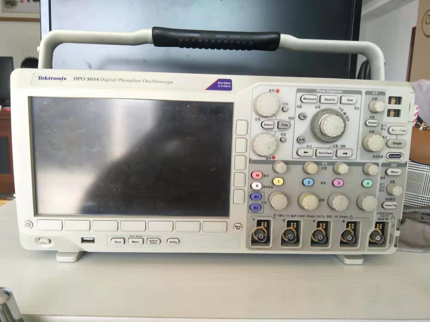 Tektronix DPO3034 Analog Digital Oscilloscope 300MHz 2.5GS/S 4 Channel