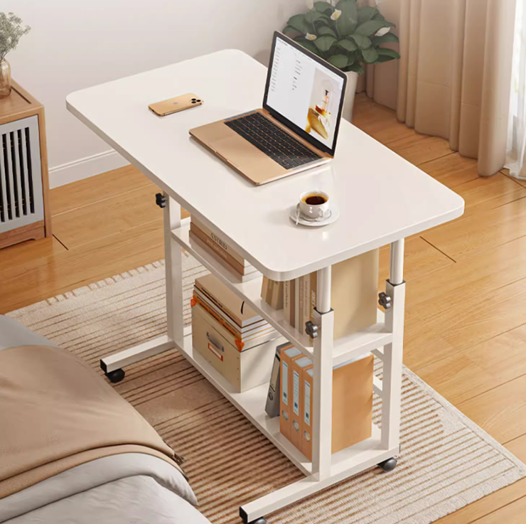 Children's Sit and Stand Home Office Desk with Manual Height Adjustment in Luxury Style