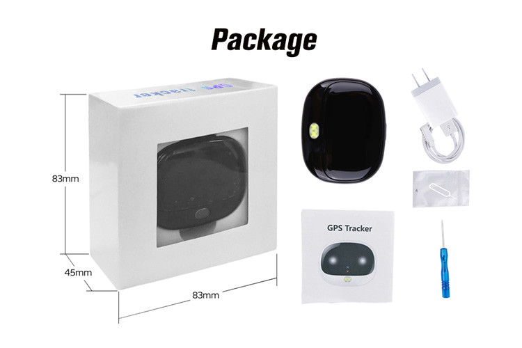 Ip67 Waterproof Pet GPS Tracker , 35g Dog Collar Tracking Device