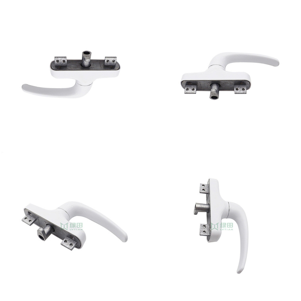 Aluminium Casement Window Opener Handle curved designs with smooth edges