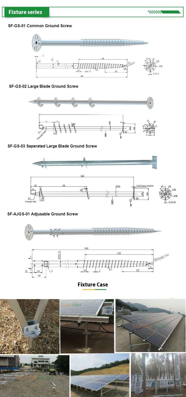 Hot DIP Galvanized Anchor Solar Ground Screw Ground Pile