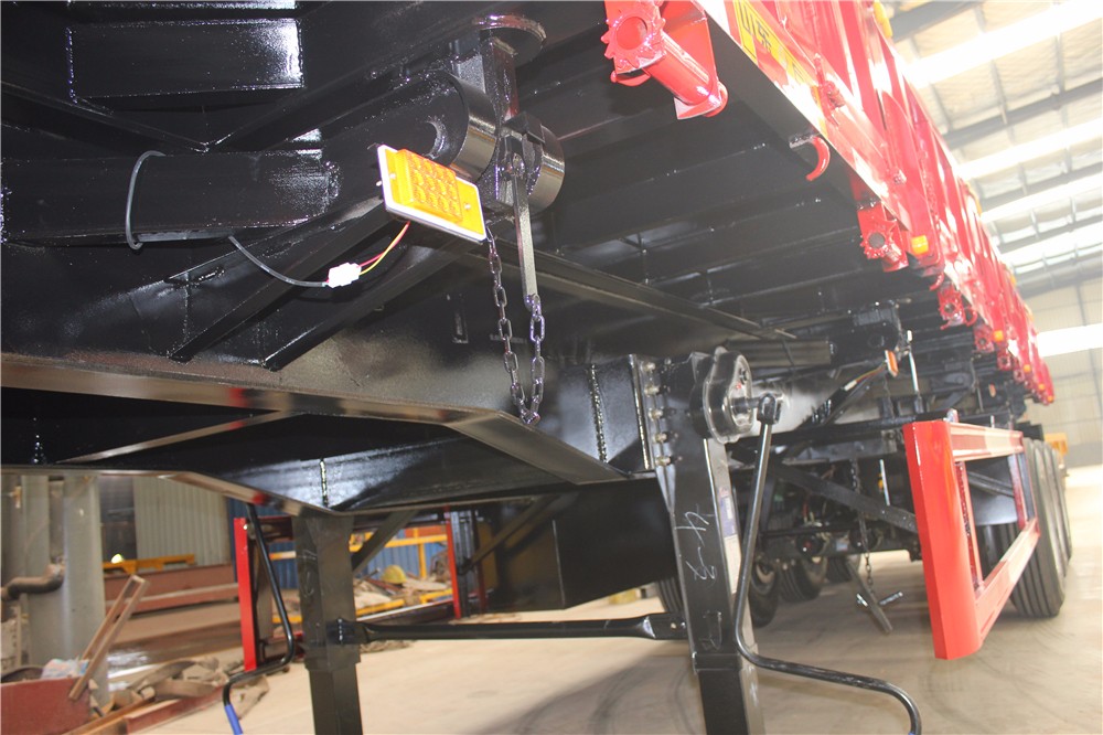 12000X2500X1500mm Tri-Axles Tipper/Side Dump Semi Trailer with HYVA Hydraulic Cylinder