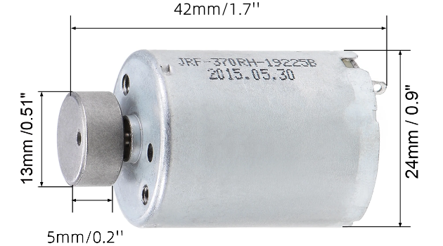 370 Small Vibration Motor 6V 12V High Torque Miniature DC Motor High Speed