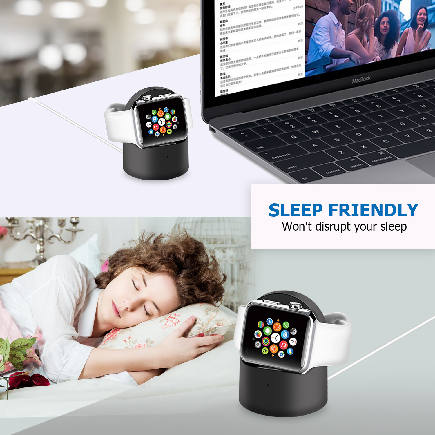 iWATCH WIRELESS CHARGER private model, best factory price and good quality model Q1