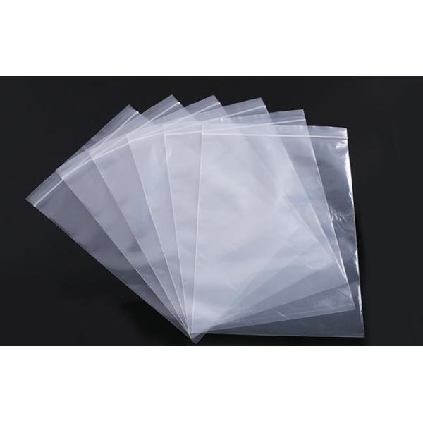 various sizes poly zip top reclosable ziplock bags zipper pouches grip seal clear packing bags