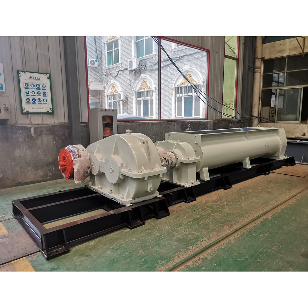 Fully Automated Brick Making Machine Strong Extruding Mixer SJJ3600×420 for Mixing Raw Materials